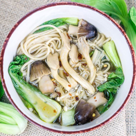 Lemongrass Ginger Mushroom Soup - Recipe photo by Babaganosh