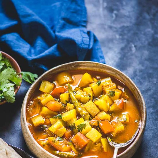Healthy Bottle Gourd Tomato Curry - Recipe photo by Whiskaffair