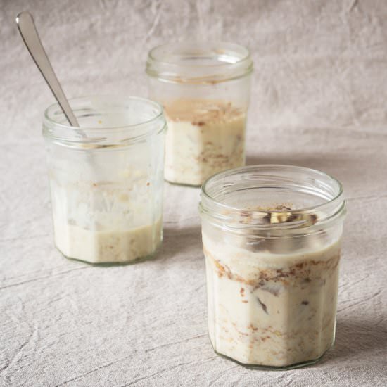 Apple and Hazelnut Overnight Oats - Recipe photo by FriFran