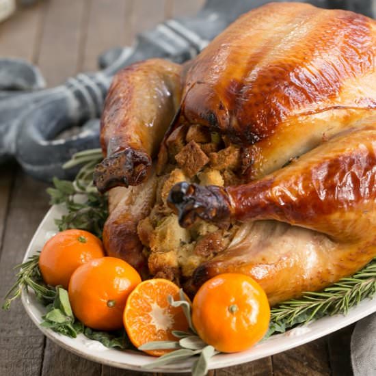 Holiday Honey Brined Turkey - Recipe photo by thatskinnychickcanbake