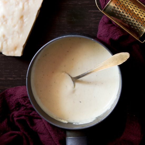 Bechamel Sauce without Butter - Recipe photo by Inside the rustic kitchen