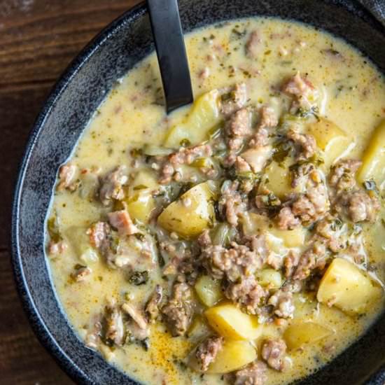Slow Cooker Zuppa Toscana - Recipe photo by slowcookergourmet