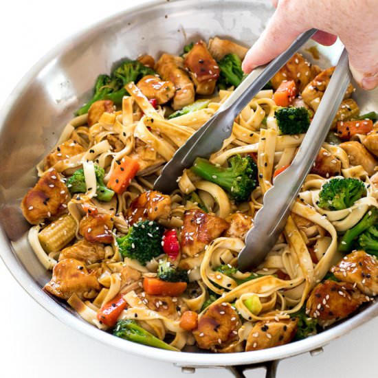 Chicken Lo Mein - Recipe photo by ChefSavvy
