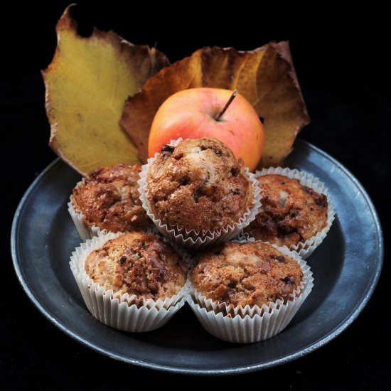 Apple Muffins with Crunchy Crust - Recipe photo by La Mora Romagnola