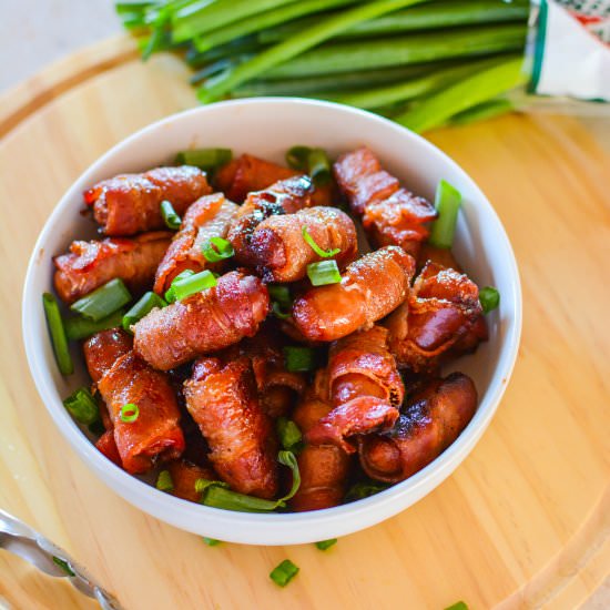 Bacon Brown Sugar Smokies - Recipe photo by thefamilypalate