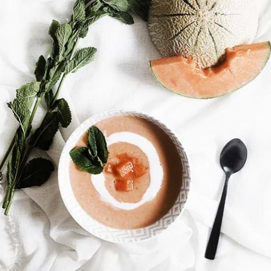 Cold Melon Soup - Recipe photo by snapsfotografia