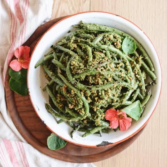 Grilled Green Bean Salad - Recipe photo by HapaWay