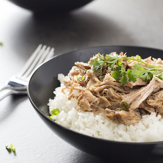 Easy Smokey Pulled Pork - Recipe photo by MakeAheadMealMom