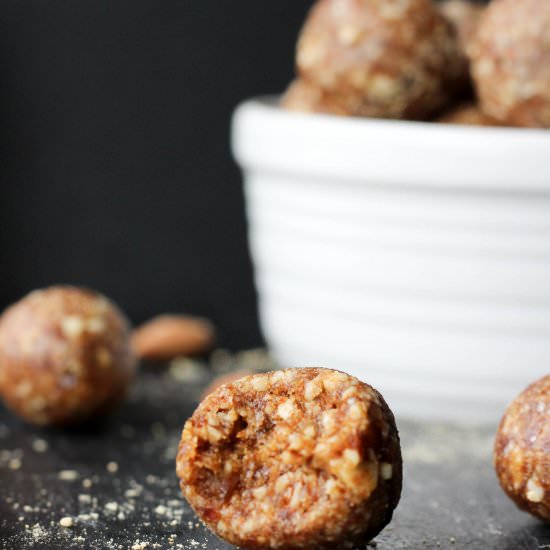 Grain-Free Gingerbread Energy Balls - Recipe photo by getwellwithem