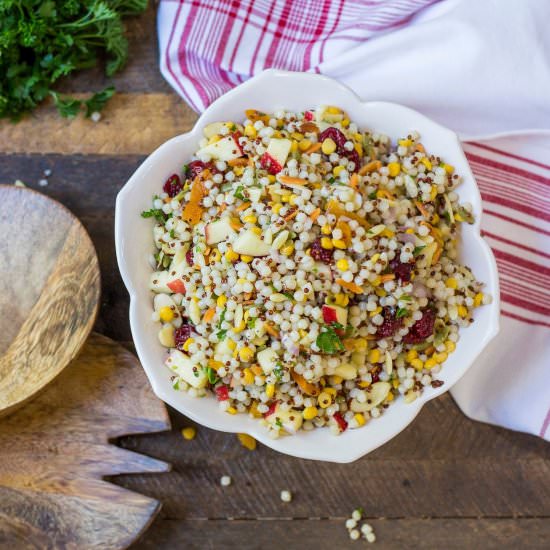 Couscous and Apple Salad - Recipe photo by the organic kitchen