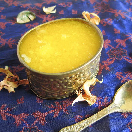 Homemade Ghee - Recipe photo by madhuriscuisine