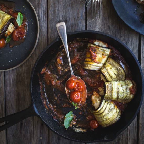 Vegan Eggplant Involtini - Recipe photo by My Goodness Kitchen