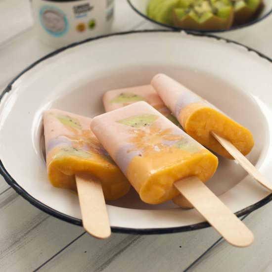 Healthy Yogurt Fruit Popsicle - Recipe photo by foodcow