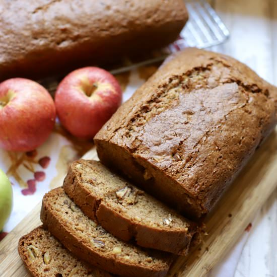 Easy Southern Style Apple Bread - Recipe photo by Grits and Pinecones