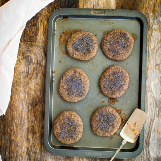 Garlic & Rosemary Flaxseed Breads - Recipe photo by rebelskitchen