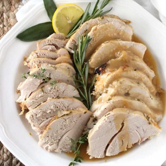 Slow Cooker Turkey Breast w Gravy - Recipe photo by Lemon blossoms