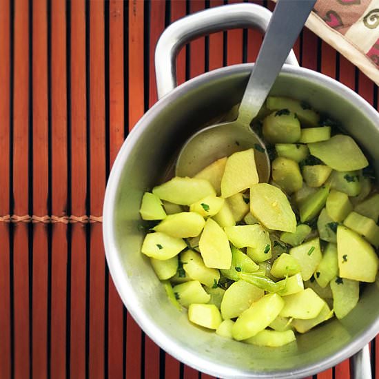 Easy Chayote Stew - Recipe photo by steamingpot