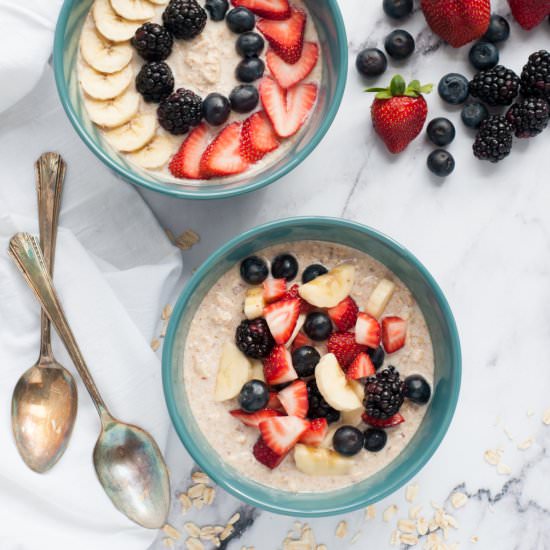 Overnight oats for quick weekdays - Recipe photo by photosandfood
