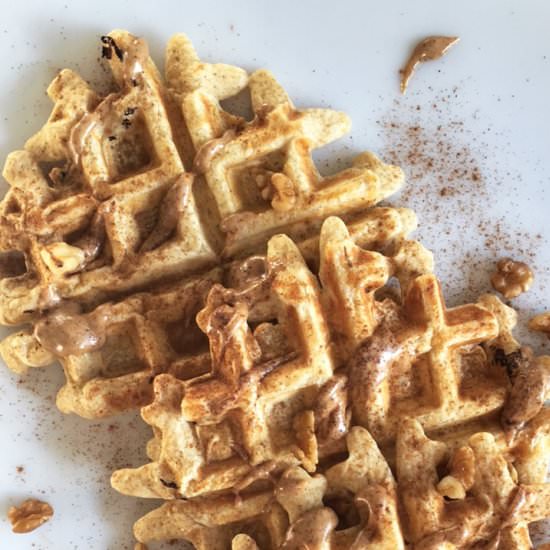 Healthy Waffles - Recipe photo by thegranoladiaries