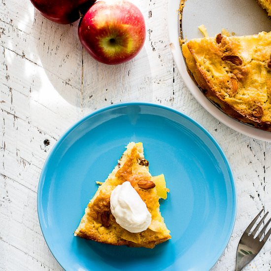 French Apple Cardamom Cake - Recipe photo by nitinbud