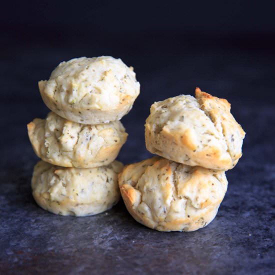 Vegan Herb Drop Biscuits - Recipe photo by trialandeater