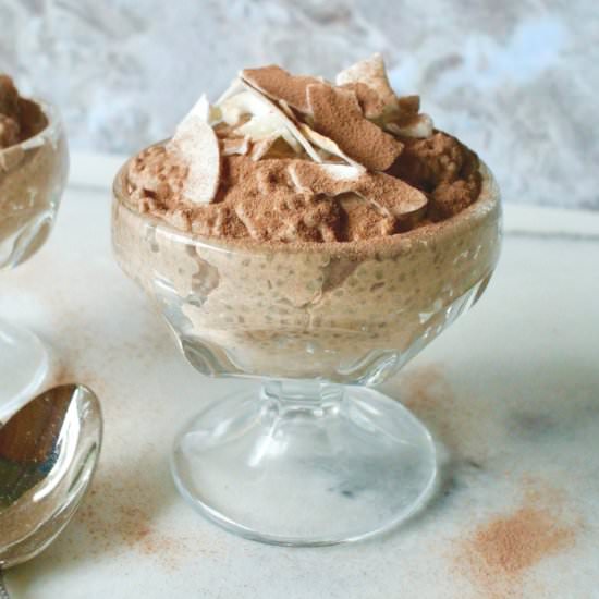 Chocolate Coconut Chia Seed Pudding - Recipe photo by Butter For All