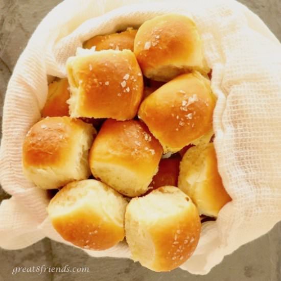 Tender Fluffy Dinner Rolls - Recipe photo by Great 8 Friends