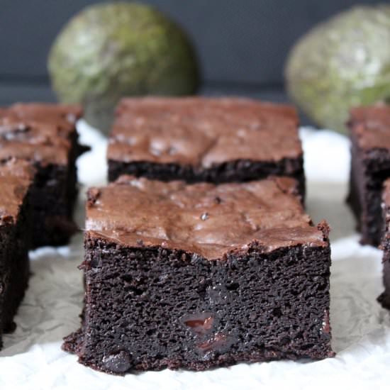 Dark Chocolate Avocado Brownies - Recipe photo by zestandsimmer