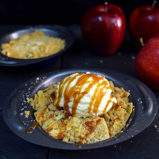 Winter Spiced Apple Crisp - Recipe photo by Rous Sweet Corner