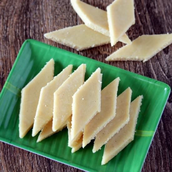 Badam Burfi – Almond Burfi - Recipe photo by My Cooking Journey