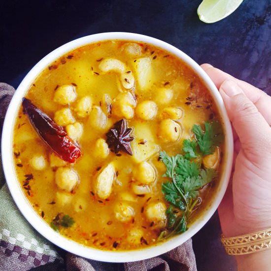 Himachali Chana Aloo Madra - Recipe photo by My Tryst With Food And Travel
