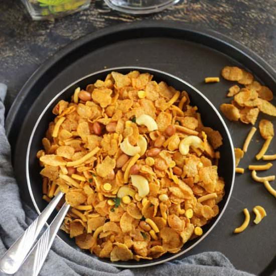 Corn flakes mixture - Recipe photo by udupi-recipes