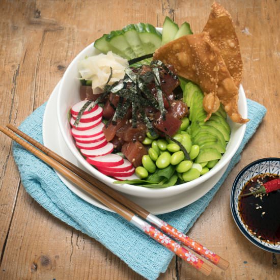 Ahi Poke Bowl - Recipe photo by fifthfloor.kitchen