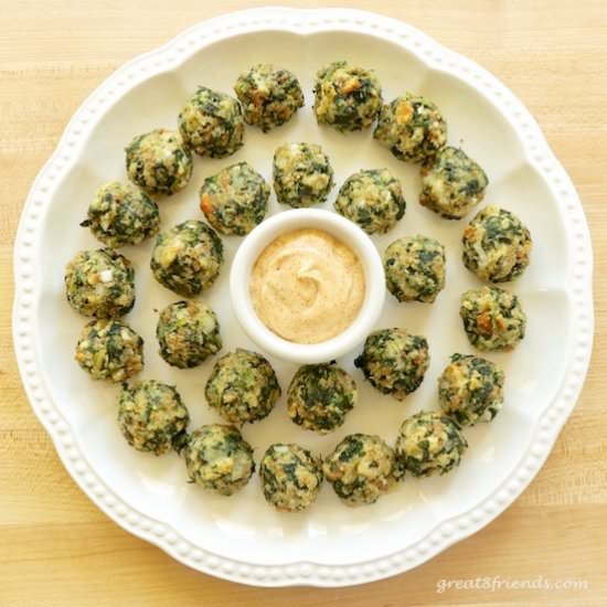 Super Simple Spinach Balls - Recipe photo by Great 8 Friends
