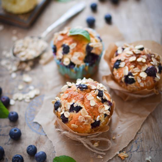 Muffins with Oatmeal - Recipe photo by Anyzkowo