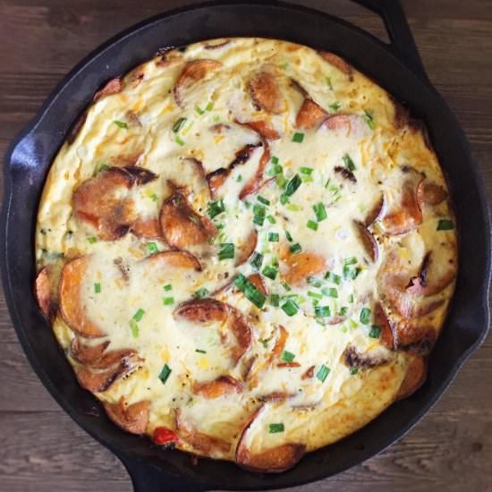 Southwest Sweet Potato Frittata - Recipe photo by whipsmartkitchen