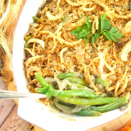 Creamy Green Bean Casserole - Recipe photo by tiffanybendayan