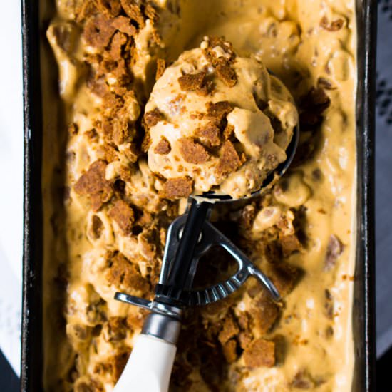 No-Churn Keto Pumpkin Ice Cream - Recipe photo by gnom-gnom