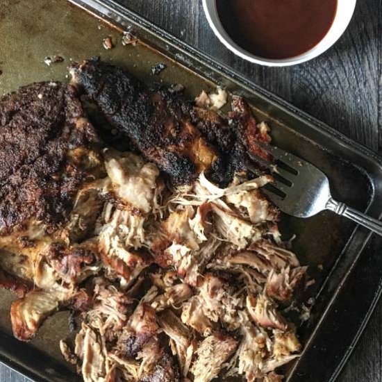 Slow Cooker Smokey BBQ Pork - Recipe photo by MyLifeCookbook