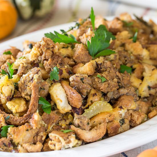 Instant Pot Sausage Stuffing - Recipe photo by Shineshka
