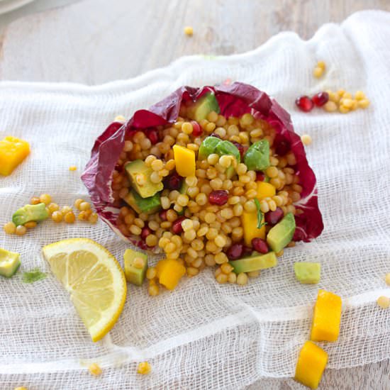 Radicchio Cous Cous Cups - Recipe photo by FrostingandFettuccine
