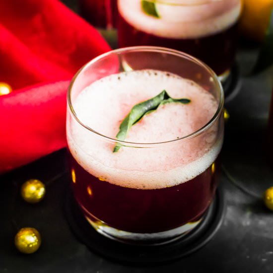 Blackcurrant Citrus Negronis - Recipe photo by My Digital Kitchen