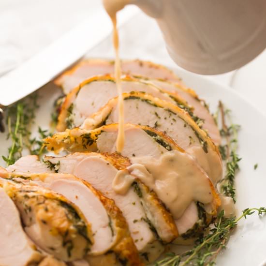 Whole30 Turkey Breast and Gravy - Recipe photo by 40aprons