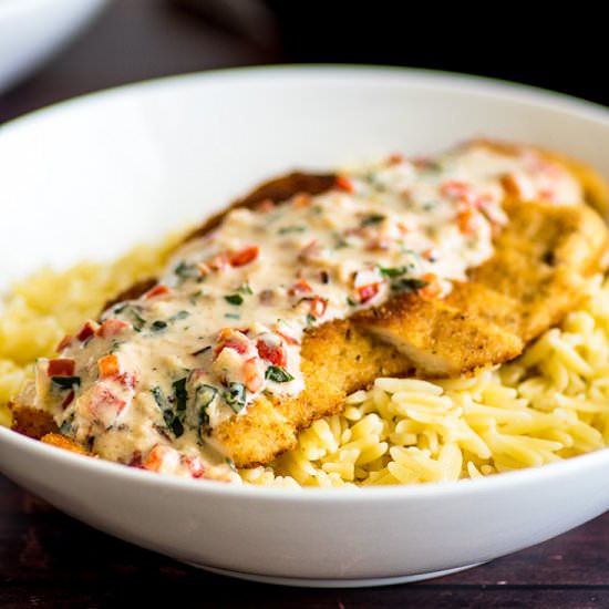Easy Chicken in Cream Sauce for Two - Recipe photo by BakingMischief
