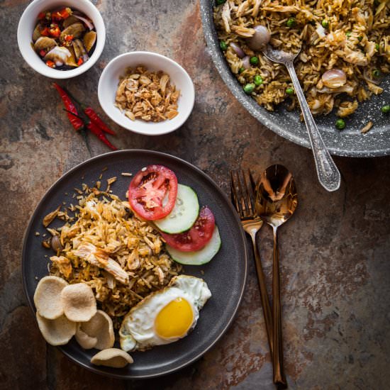 Leftover Turkey Nasi Goreng - Recipe photo by WhatToCookToday