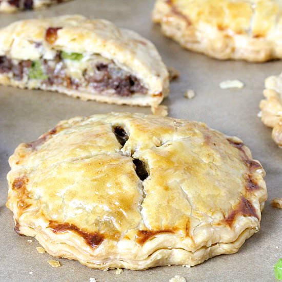 Philly Cheesesteak Hand Pies - Recipe photo by In Good Flavor