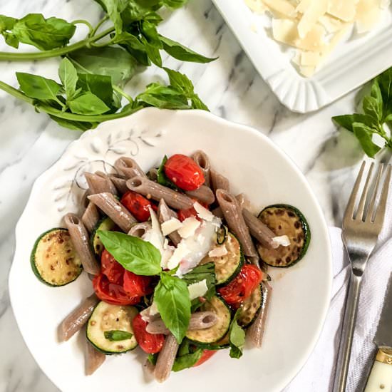 Roasted Tomato Pasta (GF) - Recipe photo by Healthy Forkful