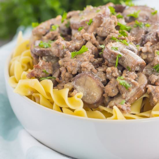 One Pan Beef Stroganoff - Recipe photo by pumpkinnspice