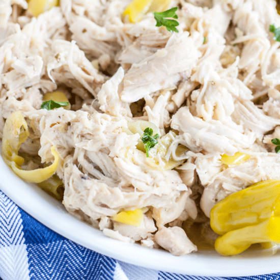 Slow Cooker Mississippi Chicken - Recipe photo by foodlovinfamily