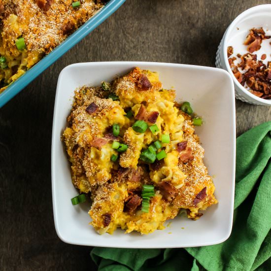 Bacon Butternut Mac & Cheese - Recipe photo by Bites of Flavor
